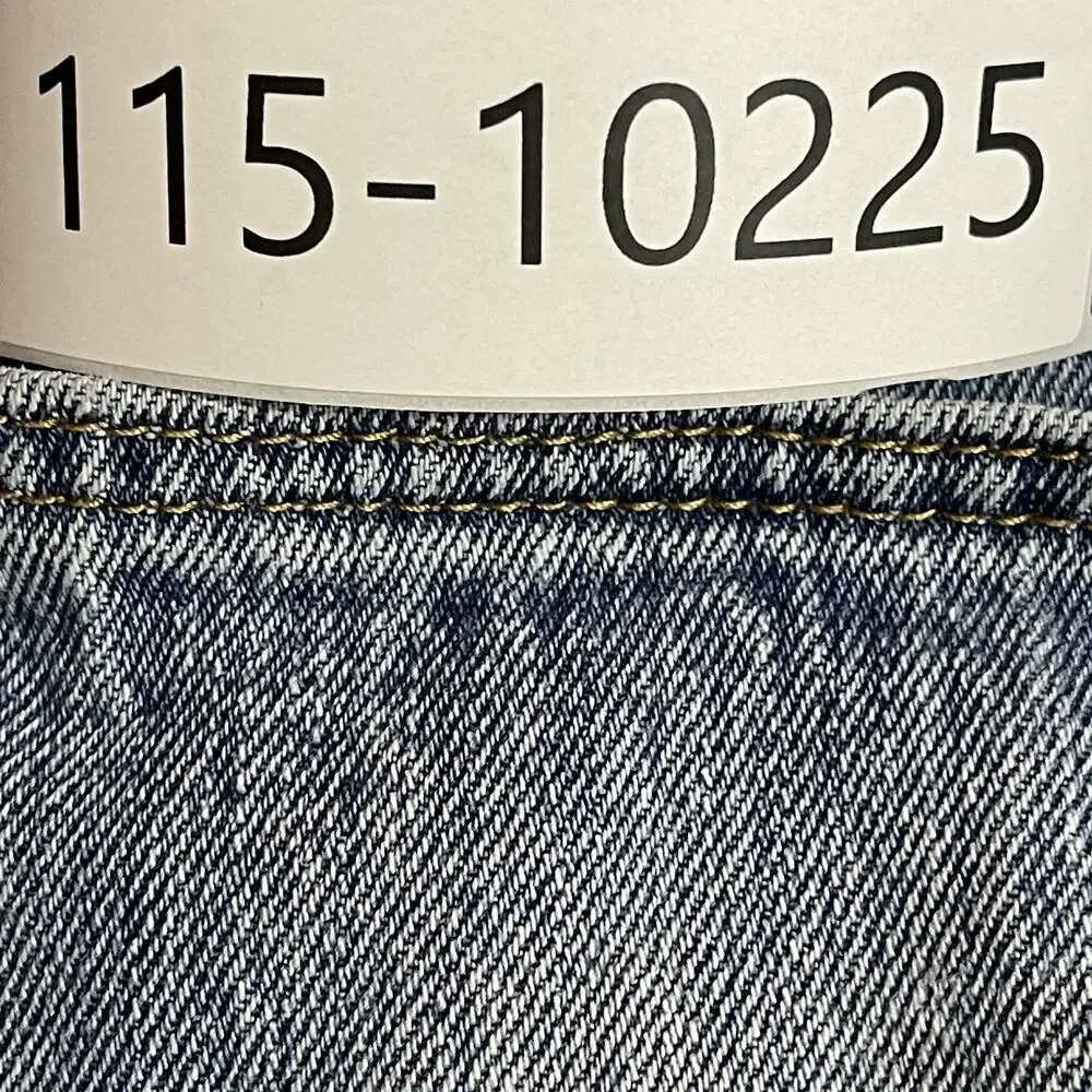 Levis 501 Jeans Mens Size 38X34 Blue Button Fly Straight Leg Medium Wash Denim